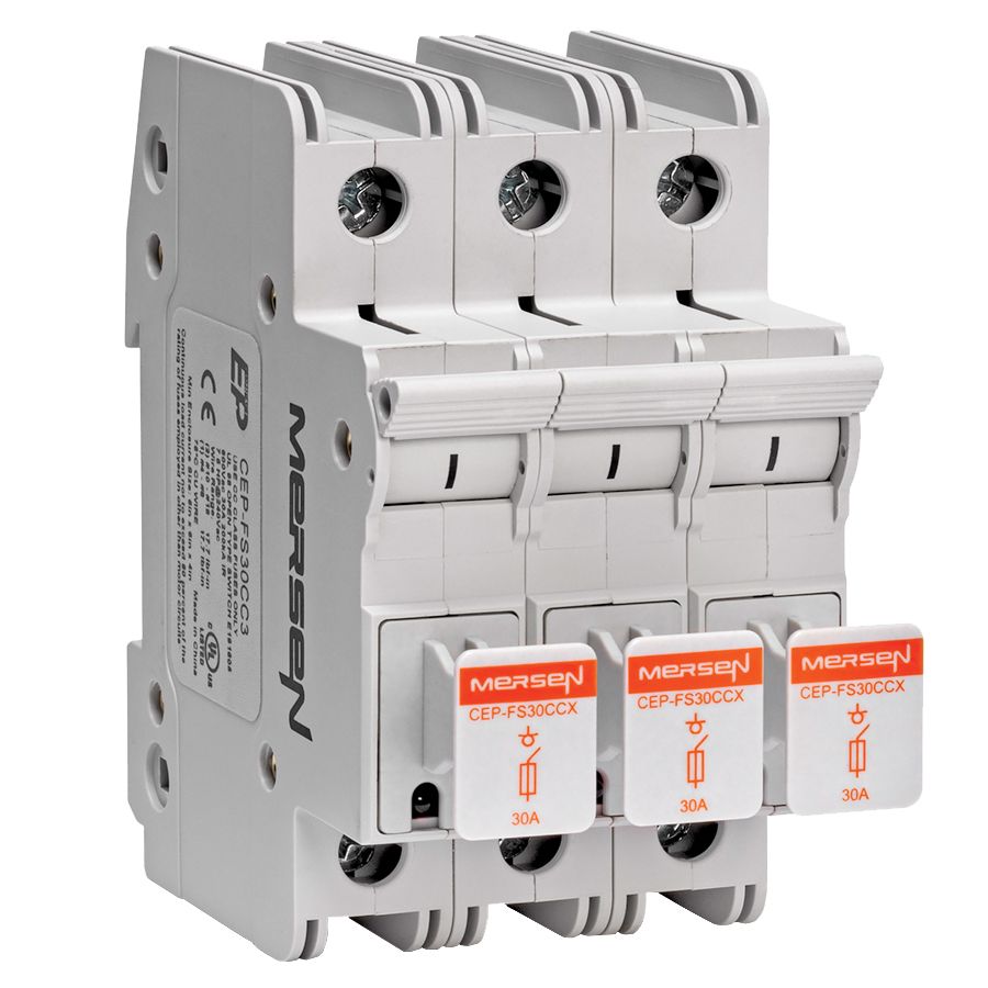 CEP-FS30CC3 - Compact Fused Switch rated for 30A class CC fuses 3 pole configuration